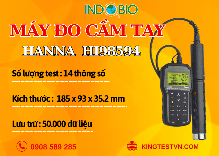 Máy phân tích nước đa chỉ tiêu Hanna HI98594